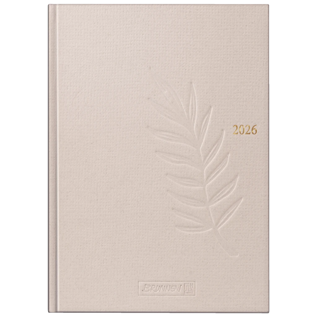 Buchkalender Mod. 798 2026 | A5, Karton, hanf