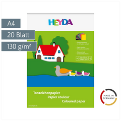 Tonpapier-Block | A4, 20 Blatt
