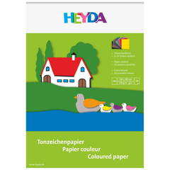 Tonpapier-Block | A4, 20 Blatt