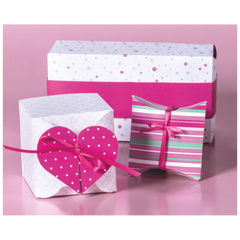 Motivkarton-Block | A4, 20 Blatt, pink