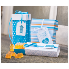 Motivkarton-Block | A4, 20 Blatt, blau
