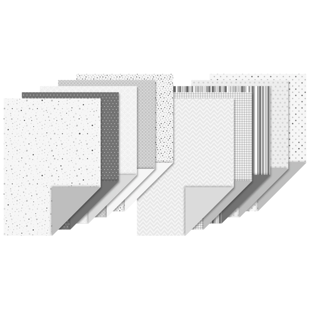 Motivkarton-Block | A4, 20 Blatt, anthrazit