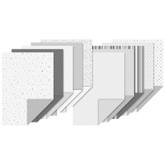Motivkarton-Block | A4, 20 Blatt, anthrazit