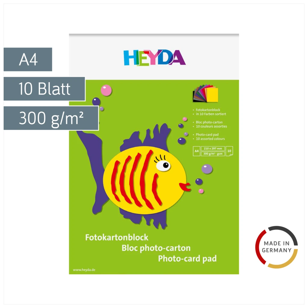 Fotokarton-Block | A4, 10 Blatt