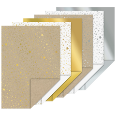 Karton-Block „Sterne“ | A4, 12 Blatt