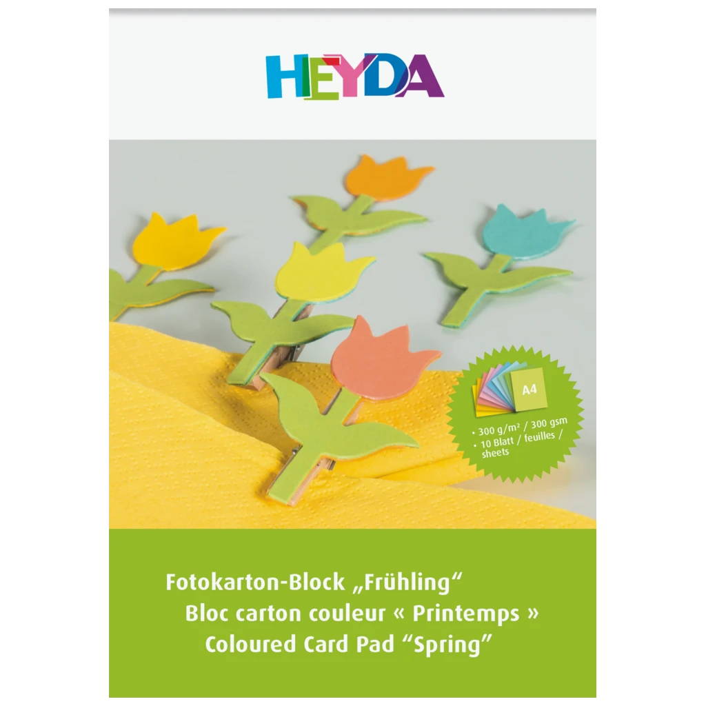 Fotokarton-Block „Frühling“ | A4, 10 Blatt