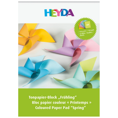 Tonpapier-Block „Frühling“ | A4, 10 Blatt