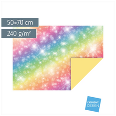 Motivkarton „Magic Rainbow“ | 50×70 cm, 240 g/m², bunt