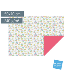 Motivkarton „Funny Rainbow“ | 50×70 cm, 240 g/m², bunt