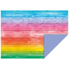 Motivkarton „Colourful Wood“ | 50×70 cm, 240 g/m², bunt