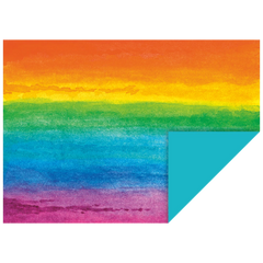 Motivkarton „Aqua Rainbow“ | 50×70 cm, 240 g/m², bunt