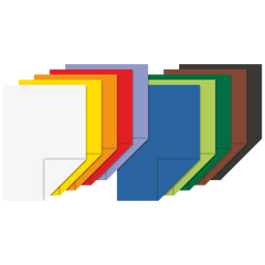 Tonpapier-Bastelmappe | 25×35 cm, 10 Blatt, 130 g/m²