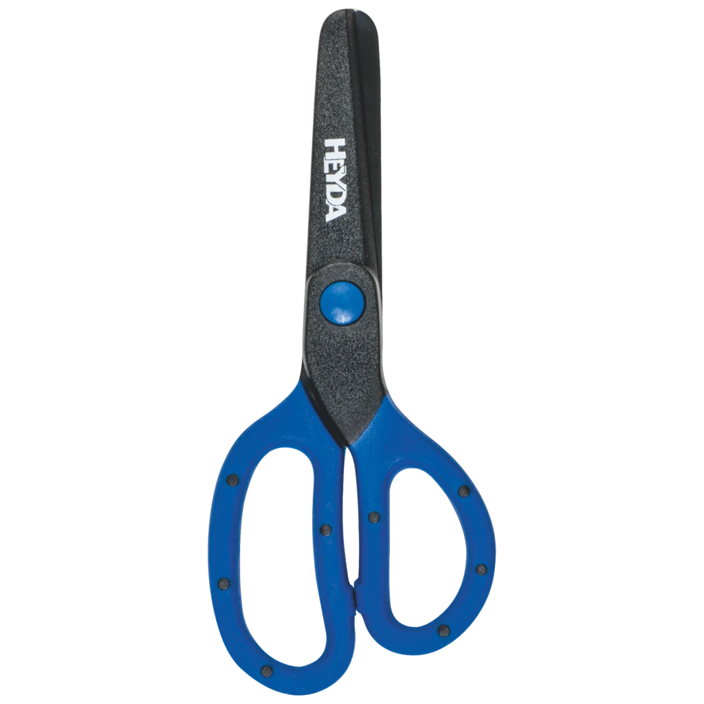 Sicherheitsschere | abgerundet, 130 mm, blau