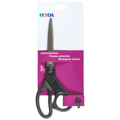 Universalschere Soft-Touch | spitz, 200 mm, schwarz