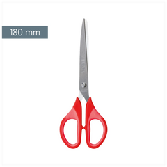 Büroschere Soft-Touch Colour Code | spitz, 180 mm, red