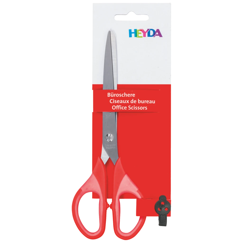 Büroschere Soft-Touch Colour Code | spitz, 180 mm, red