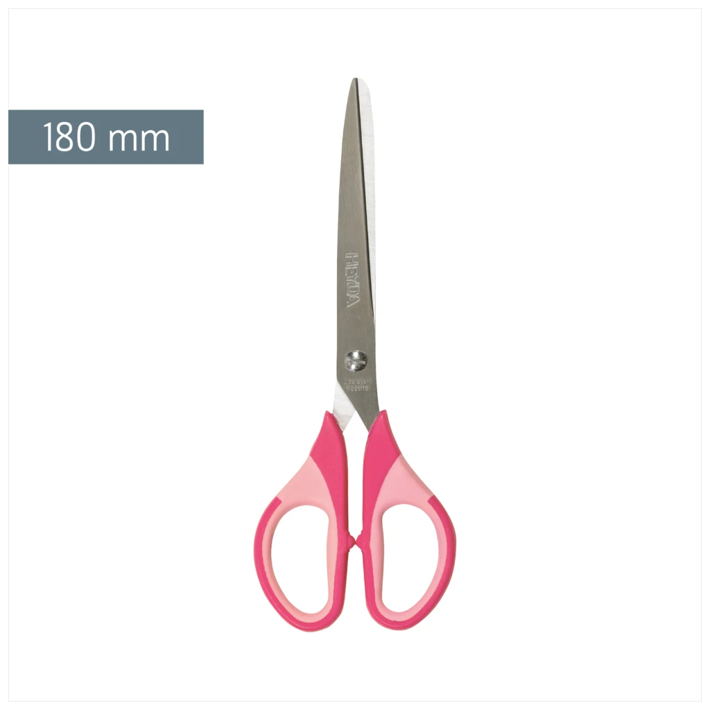 Büroschere Soft-Touch Colour Code | spitz, 180 mm, tulip