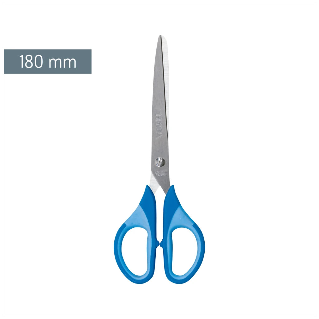Büroschere Soft-Touch Colour Code | spitz, 180 mm, azur