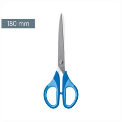 Büroschere Soft-Touch Colour Code | spitz, 180 mm, azur