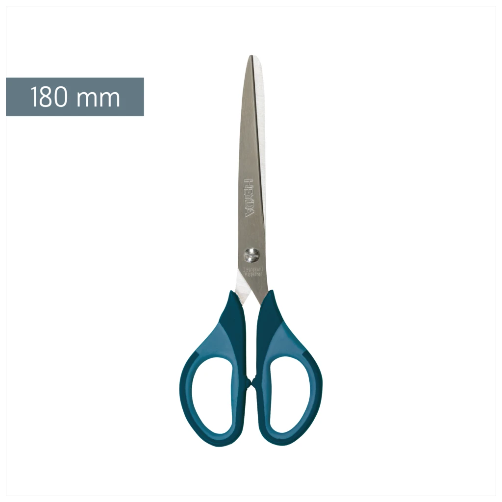 Büroschere Soft-Touch Colour Code | spitz, 180 mm, denim