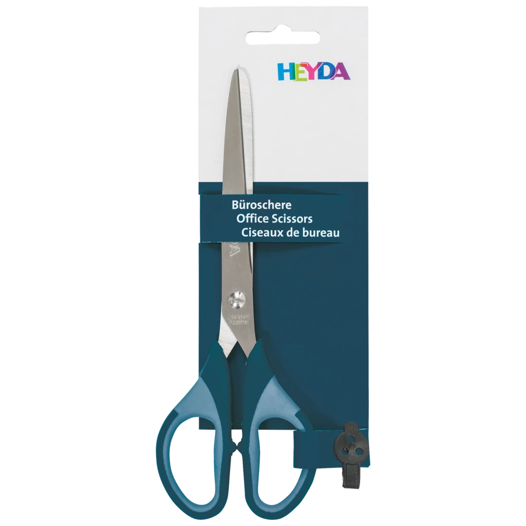Büroschere Soft-Touch Colour Code | spitz, 180 mm, denim
