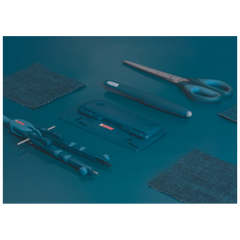 Büroschere Soft-Touch Colour Code | spitz, 180 mm, denim