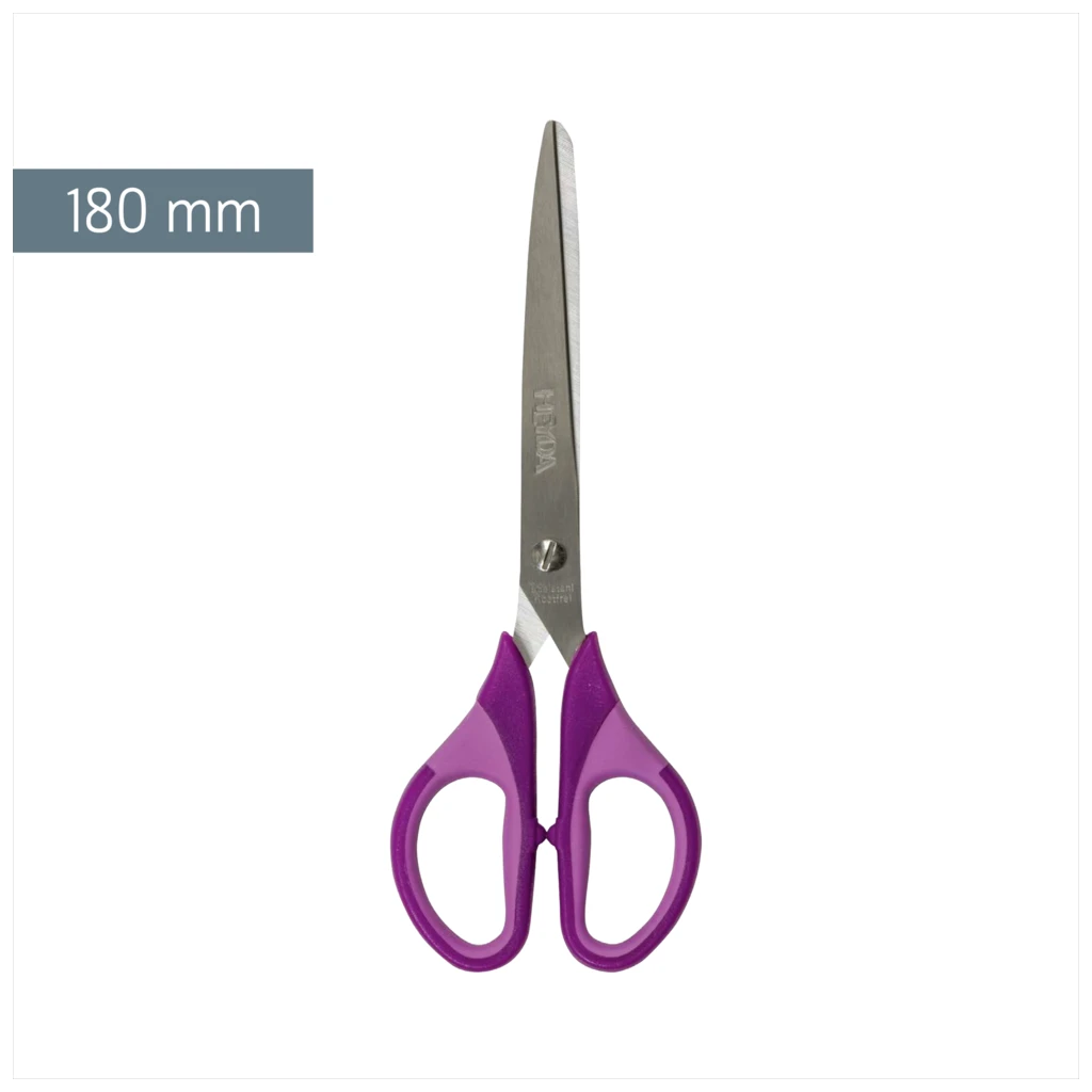 Büroschere Soft-Touch Colour Code | spitz, 180 mm, purple