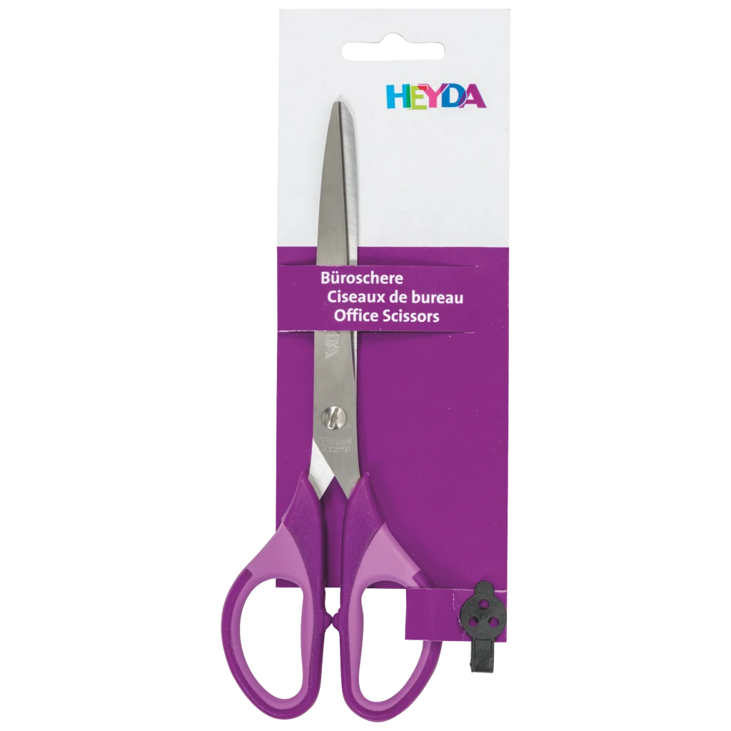 Büroschere Soft-Touch Colour Code | spitz, 180 mm, purple