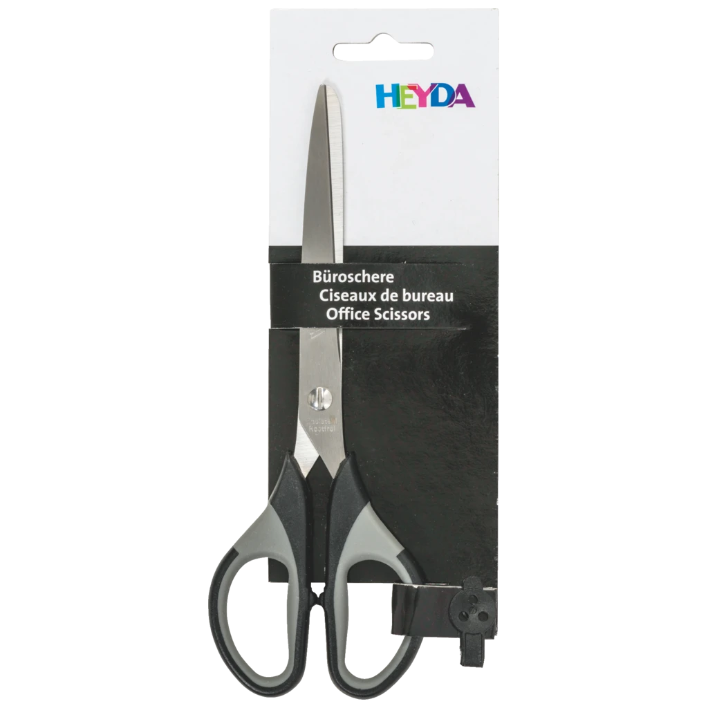 Büroschere Soft-Touch Colour Code | spitz, 180 mm, onyx