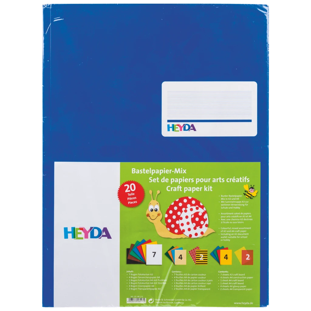 Bastelpapier-Mix | A3, mehrfarbig