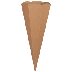 Schultüten-Zuschnitt | 69 cm, 400 g/m², natur