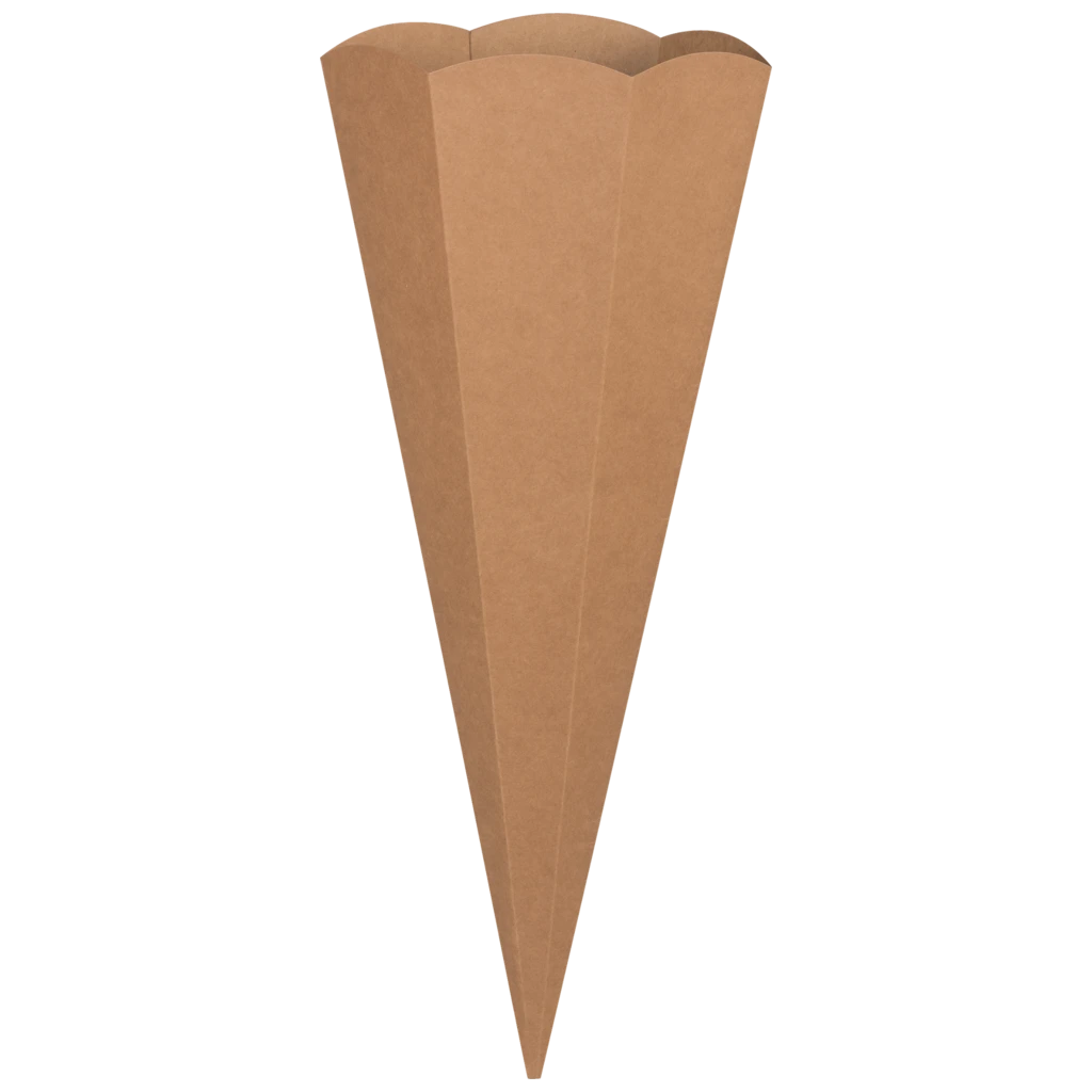 Schultüten-Zuschnitt | 69 cm, 400 g/m², natur