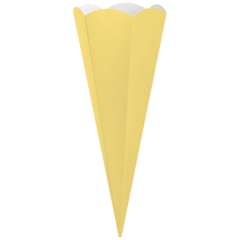 Schultüten-Zuschnitt | 69 cm, 400 g/m², sonnengelb