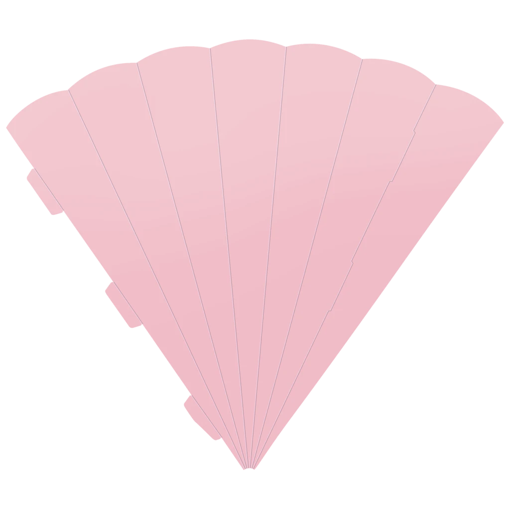 Schultüten-Zuschnitt | 69 cm, 400 g/m², rosa