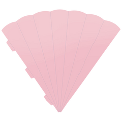 Schultüten-Zuschnitt | 69 cm, 400 g/m², rosa