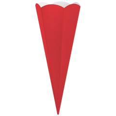 Schultüten-Zuschnitt | 69 cm, 400 g/m², hellrot