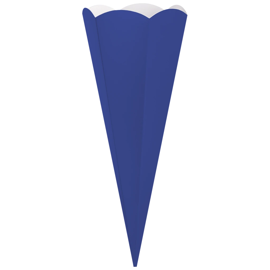 Schultüten-Zuschnitt | 69 cm, 400 g/m², königsblau