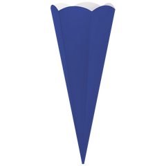 Schultüten-Zuschnitt | 69 cm, 400 g/m², königsblau