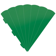 Schultüten-Zuschnitt | 69 cm, 400 g/m², mittelgrün