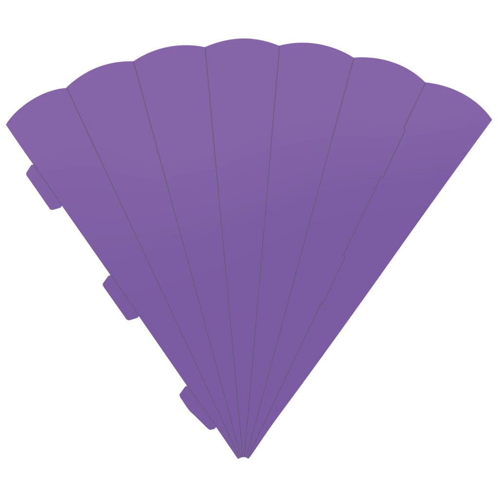 Schultüten-Zuschnitt | 69 cm, 400 g/m², hellviolett