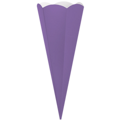 Schultüten-Zuschnitt | 69 cm, 400 g/m², hellviolett