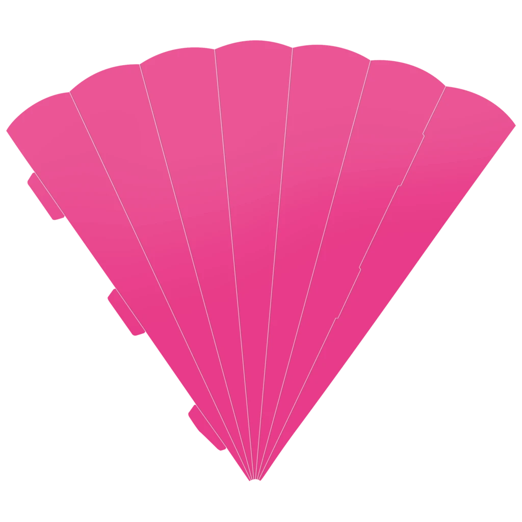 Schultüten-Zuschnitt | 69 cm, 400 g/m², pink