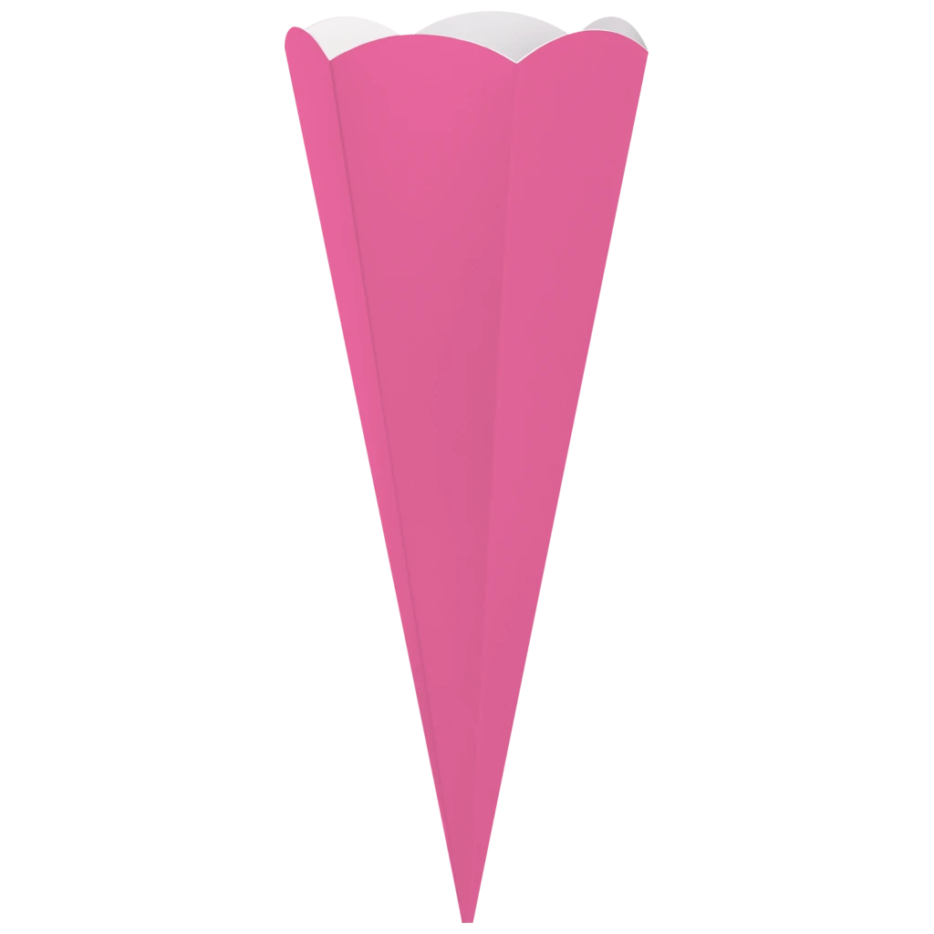 Schultüten-Zuschnitt | 69 cm, 400 g/m², pink