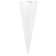 Schultüten-Zuschnitt | 41 cm, 400 g/m², weiß