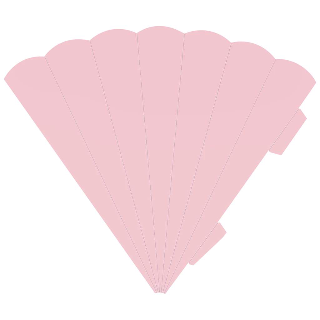 Schultüten-Zuschnitt | 41 cm, 400 g/m², rosa