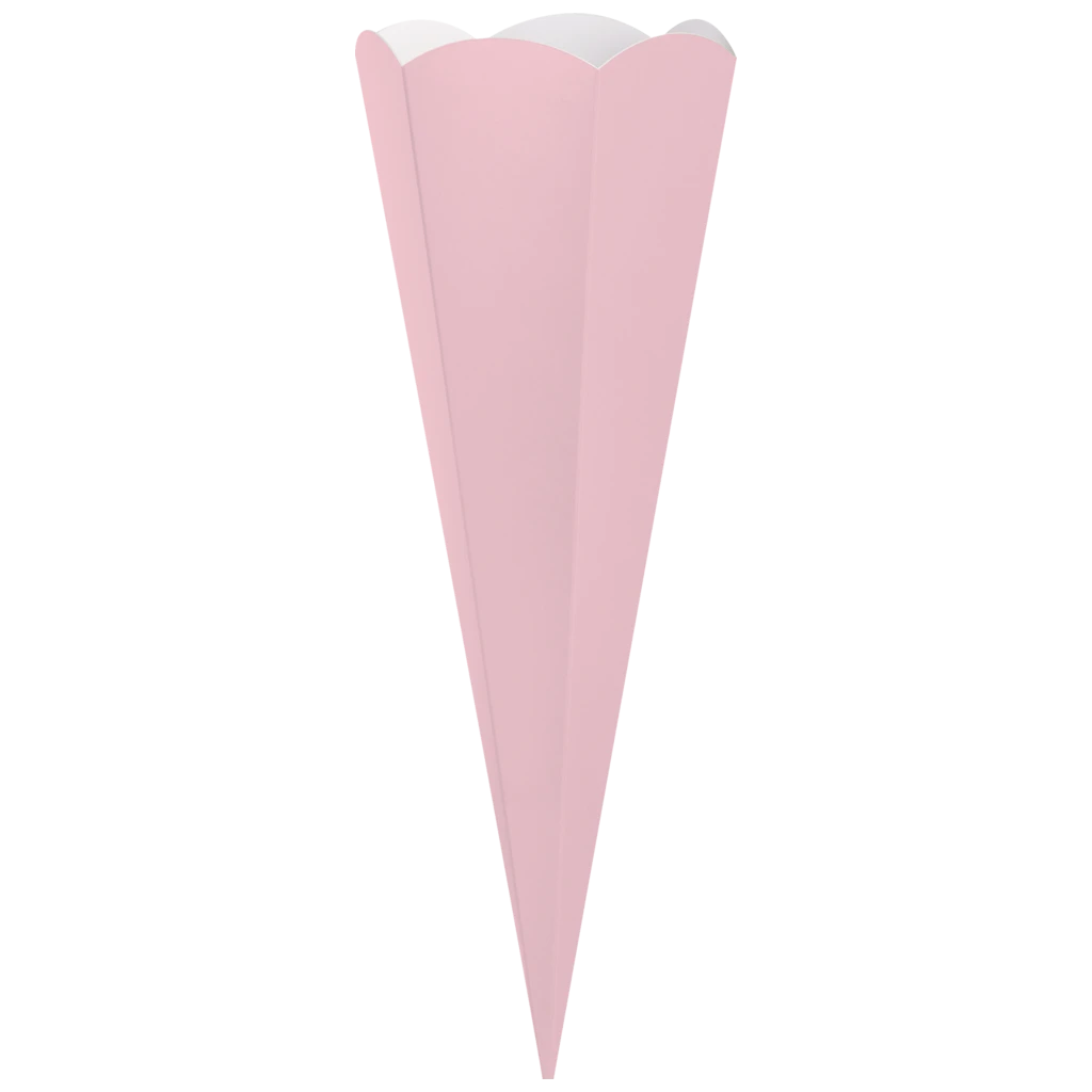Schultüten-Zuschnitt | 41 cm, 400 g/m², rosa