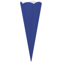 Schultüten-Zuschnitt | 41 cm, 400 g/m², königsblau