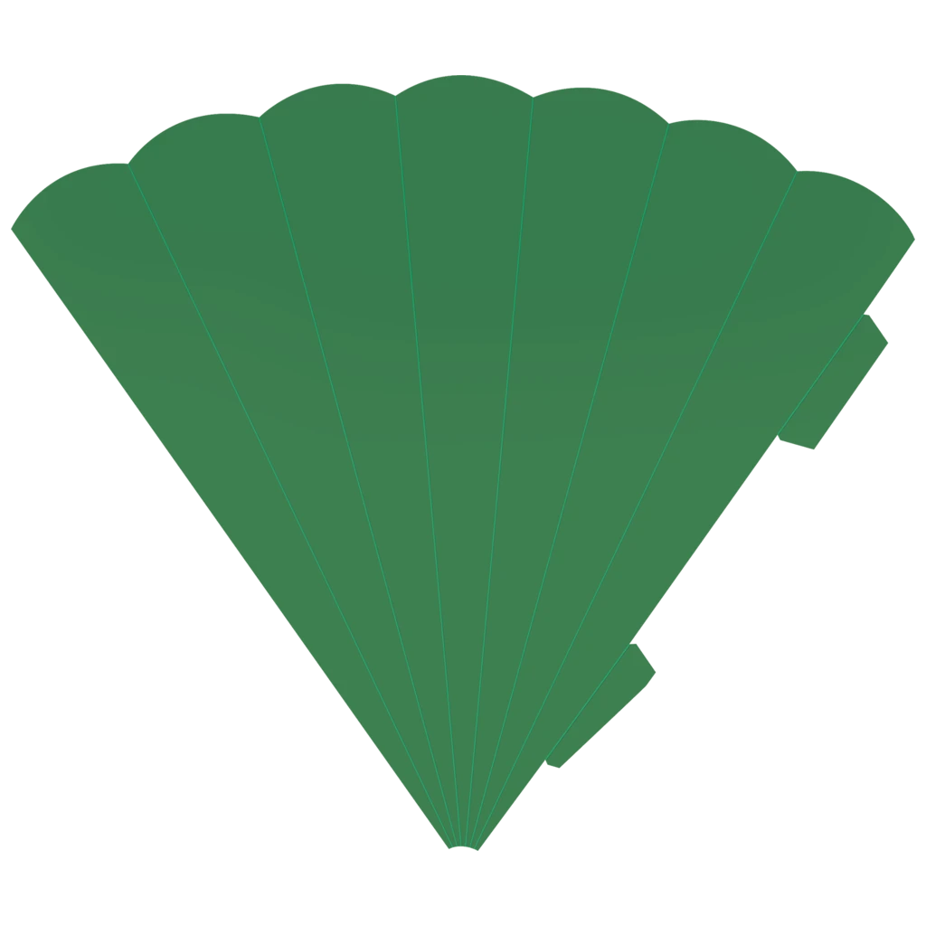 Schultüten-Zuschnitt | 41 cm, 400 g/m², mittelgrün