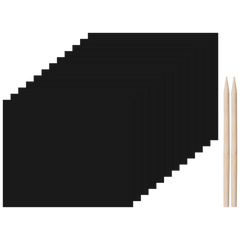 Kritz-Kratz Karten-Set | 185×157 mm, regenbogen