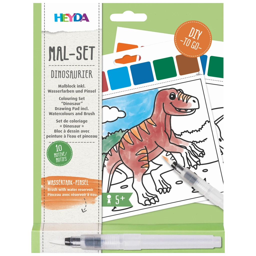 Mal-Set „Dinosaurier“ | 150×180 mm